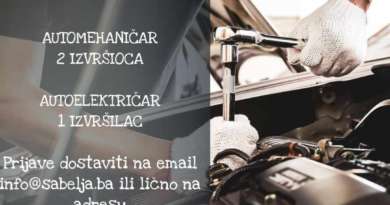 Firma “Sabelja” doo zapošljava automehaničare i autoelektričara