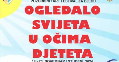 USKORO: Počinje  6. pozorišni/art festival za djecu “Ogledalo svijeta u očima djeteta”