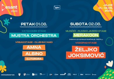 Željko Joksimović ispod Vodopada u Jajcu
